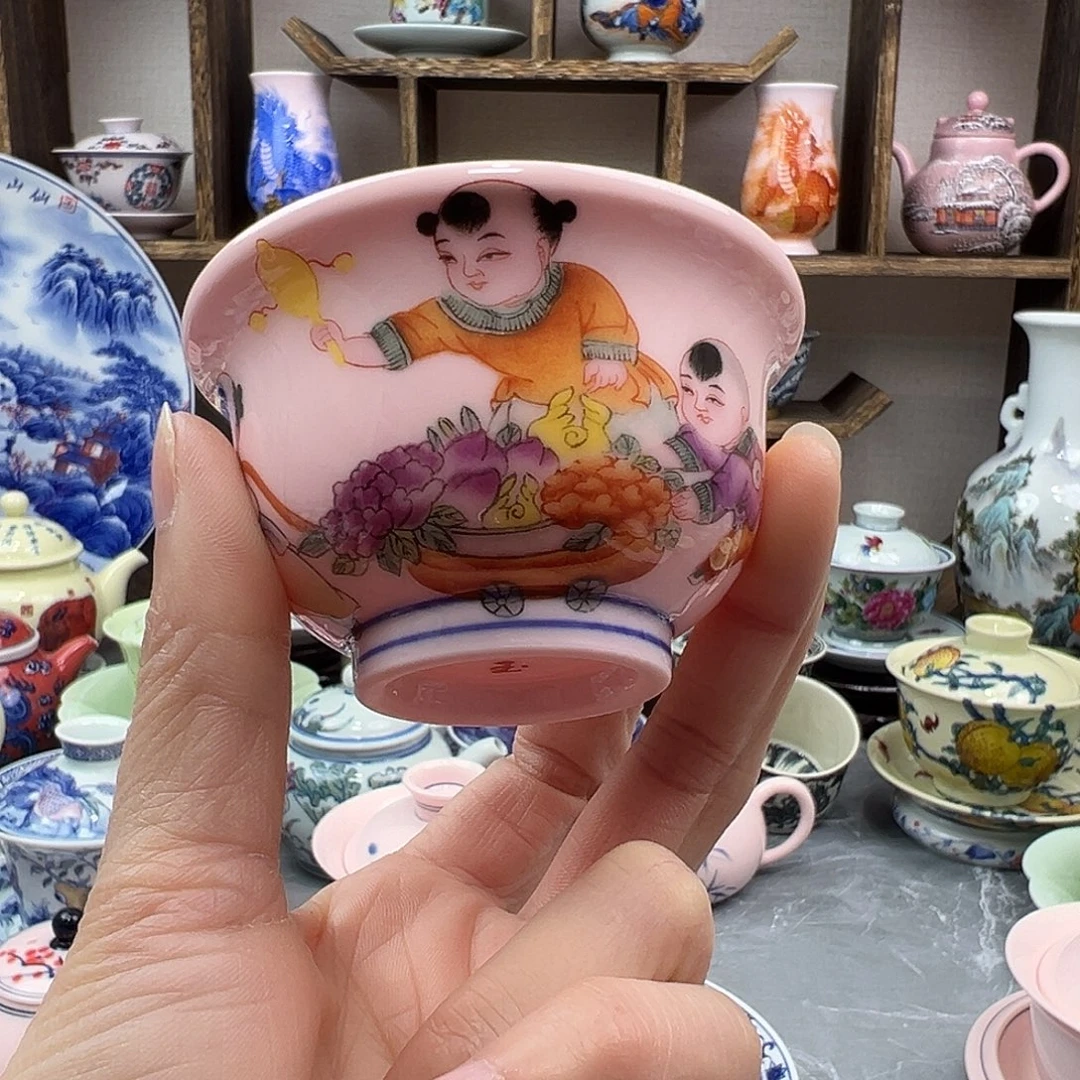 陶杯子景德镇陶瓷567老厂瓷6