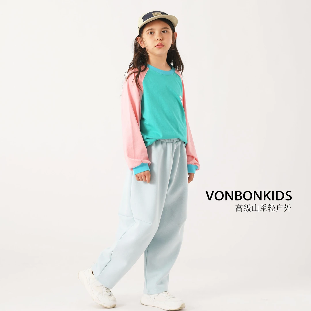 【福利】2453儿童舒适气球裤纯棉立体剪裁男童女童户外多巴胺穿搭