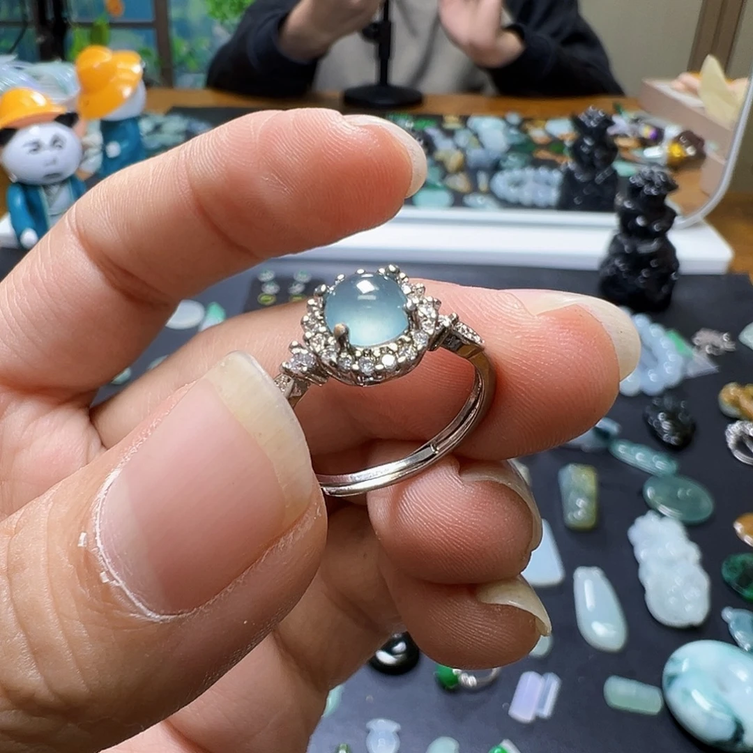 翡翠合金戒指戒指