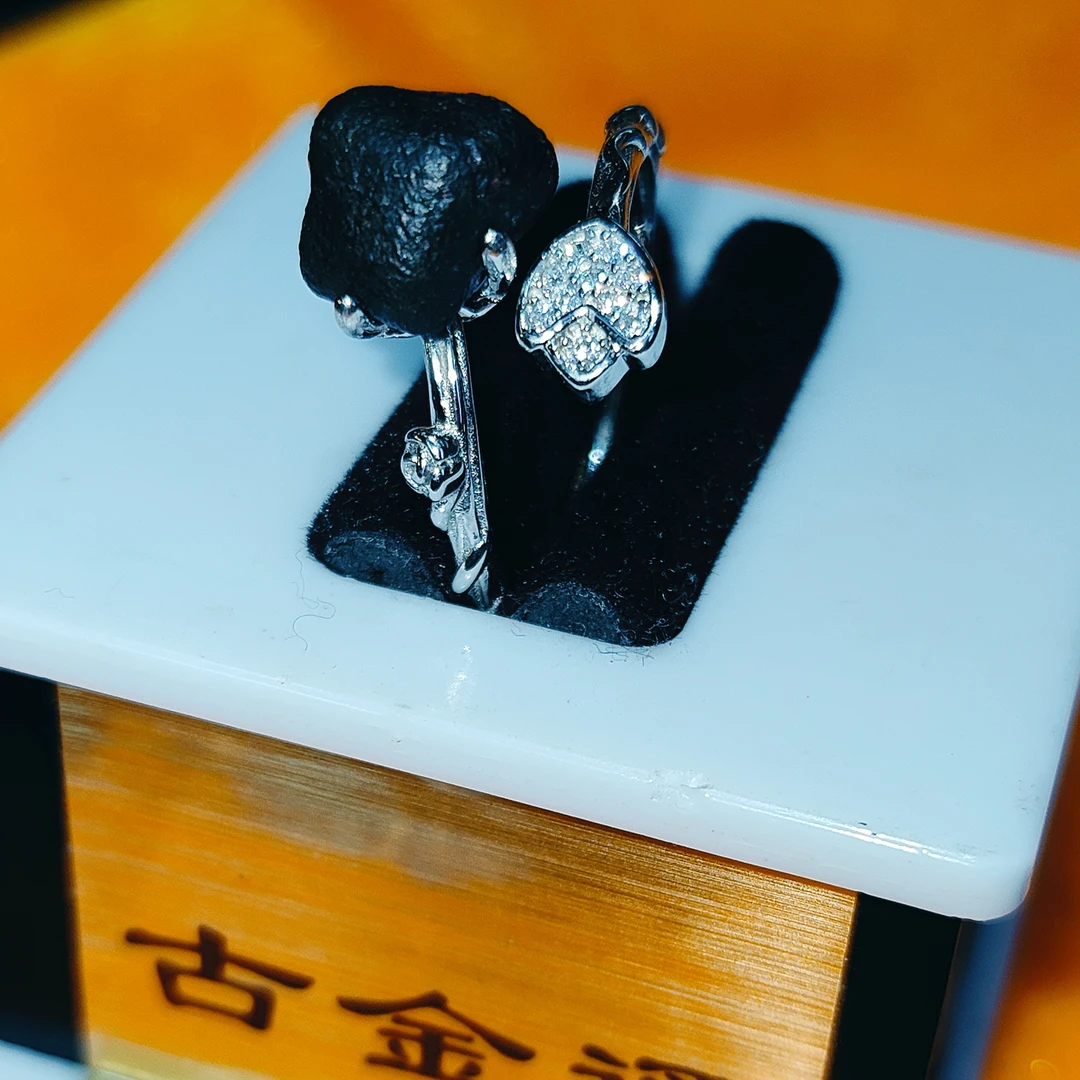 石陨小精品 原石无修手工镶嵌