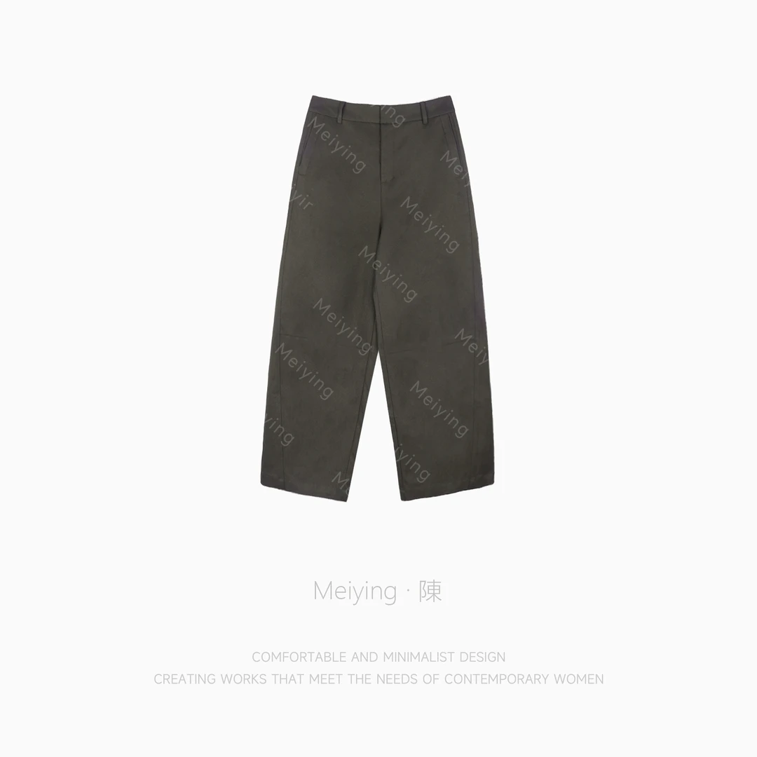 Meiying-”巴塞罗那“松弛感调性西裤YA5QK036
