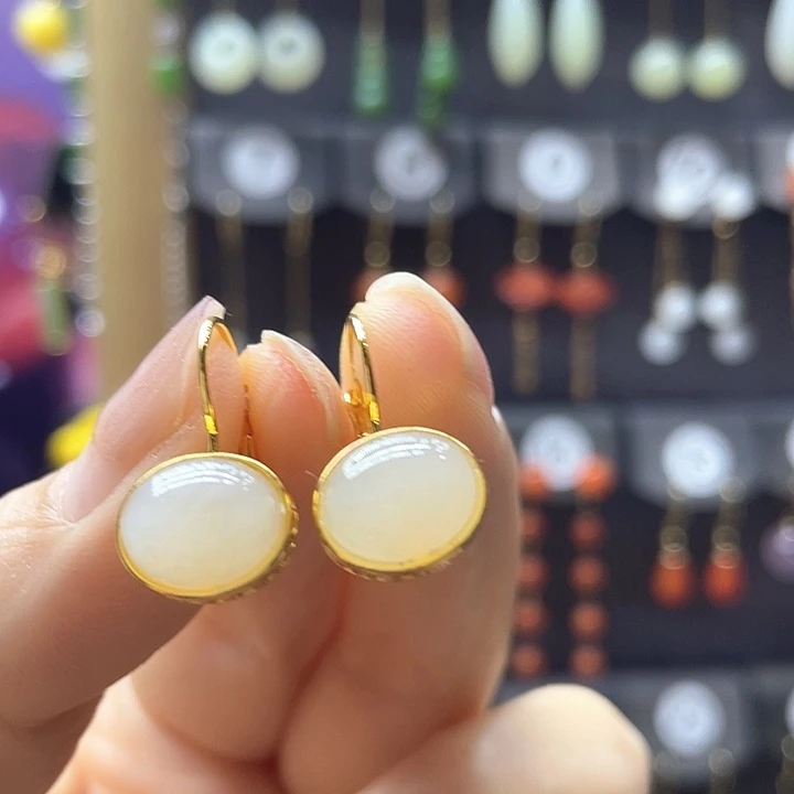 和田玉银S925镶嵌颈饰