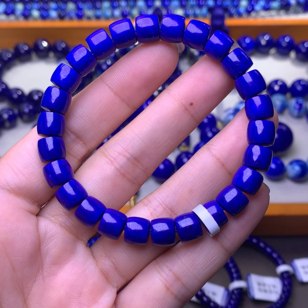 青金石未镶嵌手串8mm