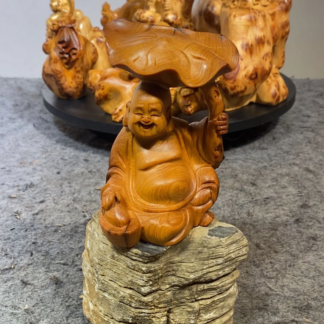 柏木（崖柏）木雕工艺品摆件家居装饰手把件