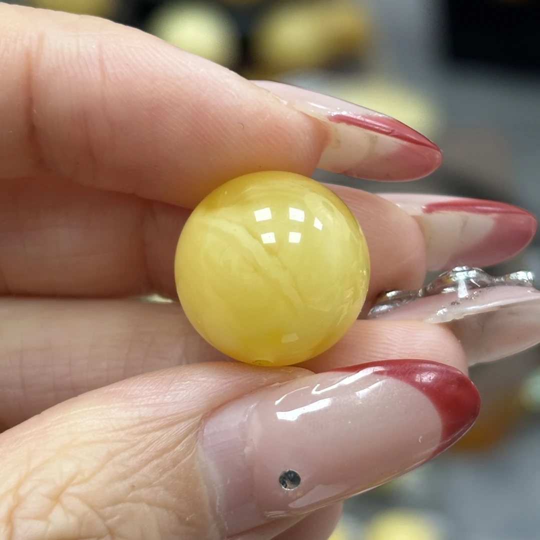 15.0mm ·5-小妖珠宝天然原矿琥珀蜜蜡