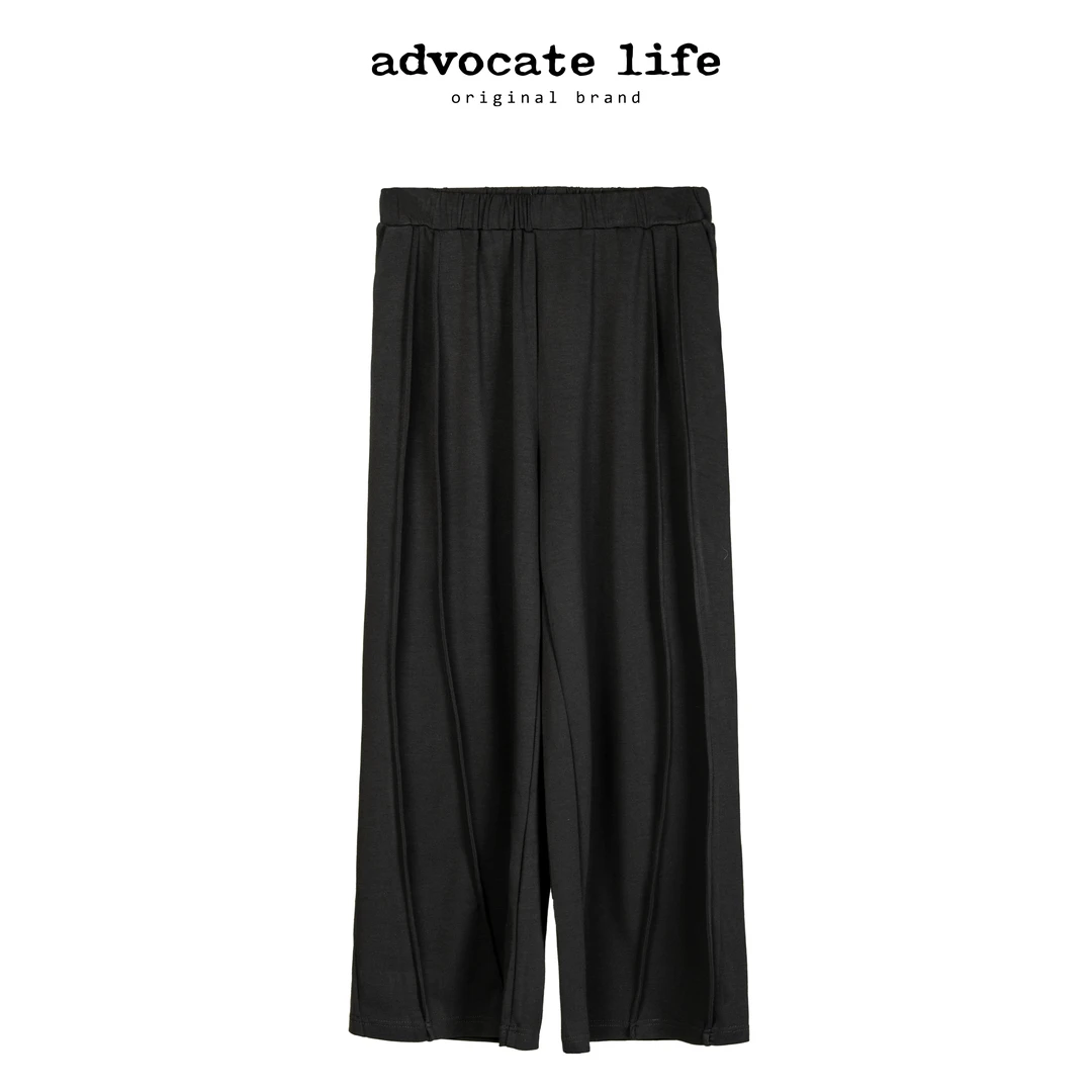 Advocatelife2025宽松休闲装夏季阔腿休闲裤设计师款松紧JQ161481
