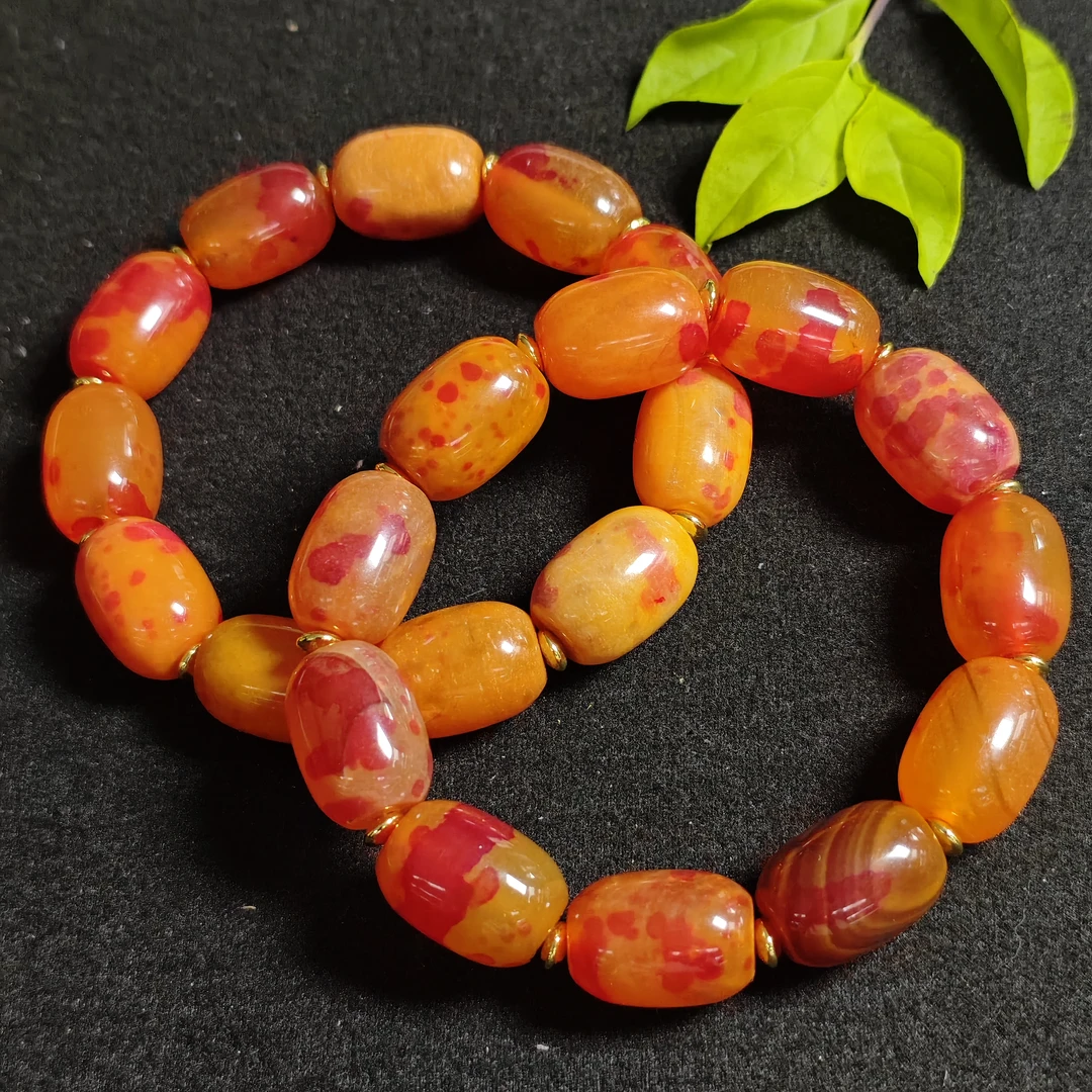 牛黄玉手串303(多样性发)(拍一发一)f