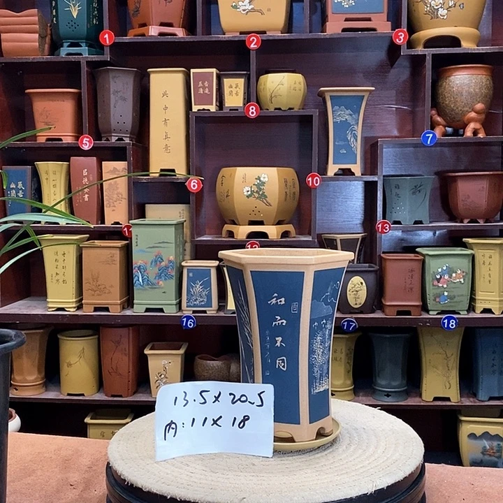 紫砂花盆紫砂花盆