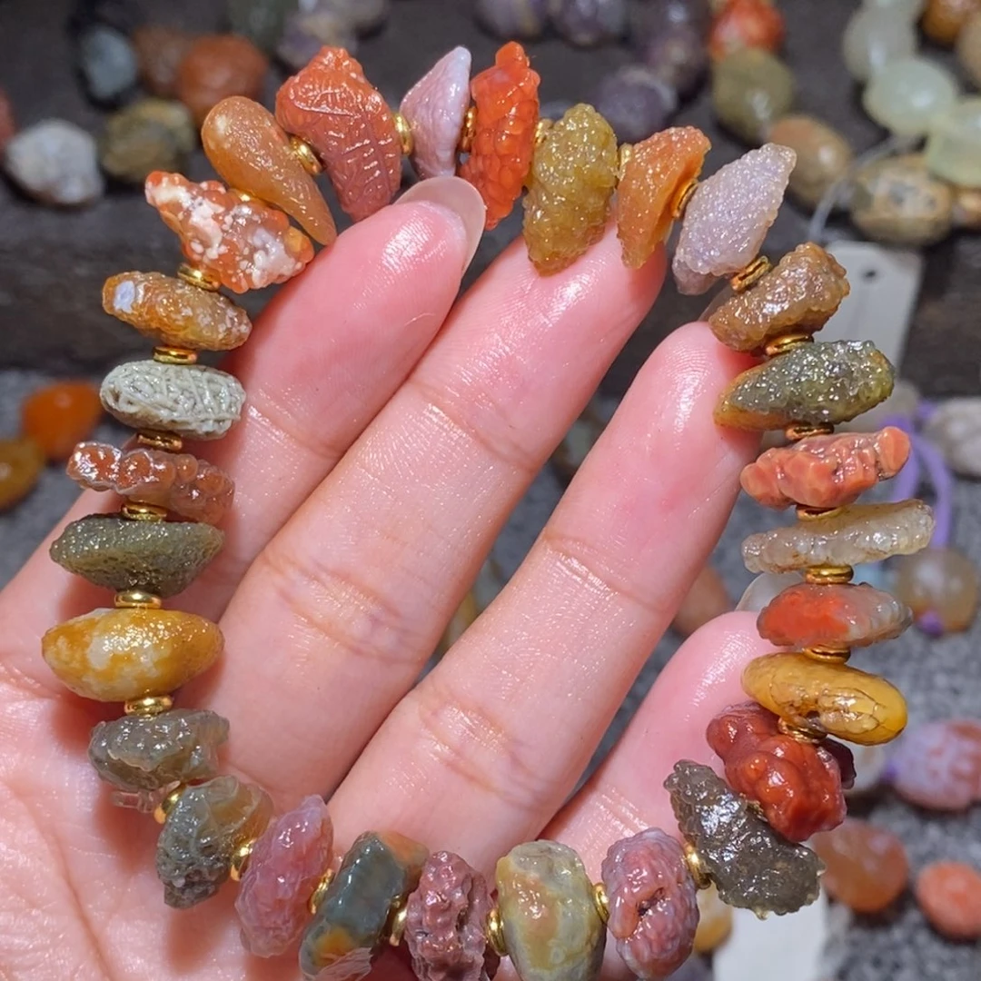 玛瑙/玉髓未镶嵌珠宝半成品