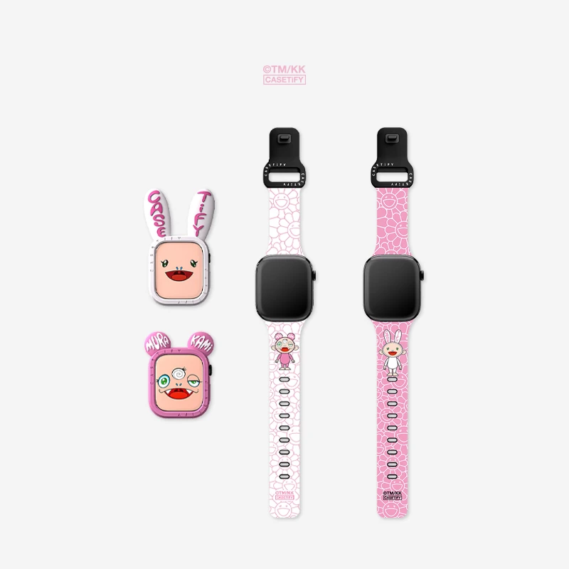 村上隆 x CASETiFY 联名 KAIKAI AND KIKI 表带及保护壳套装