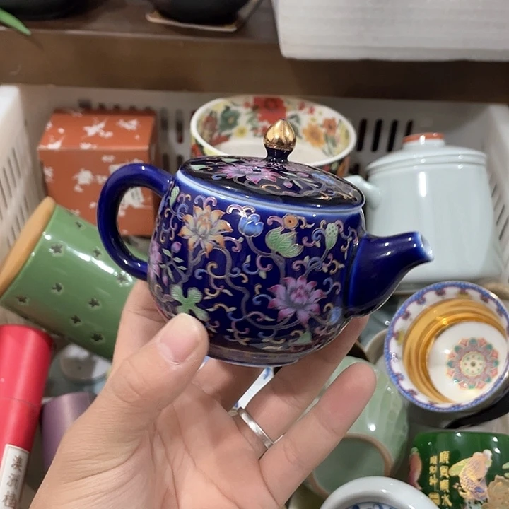 陶瓷茶具全部清清完回家过年