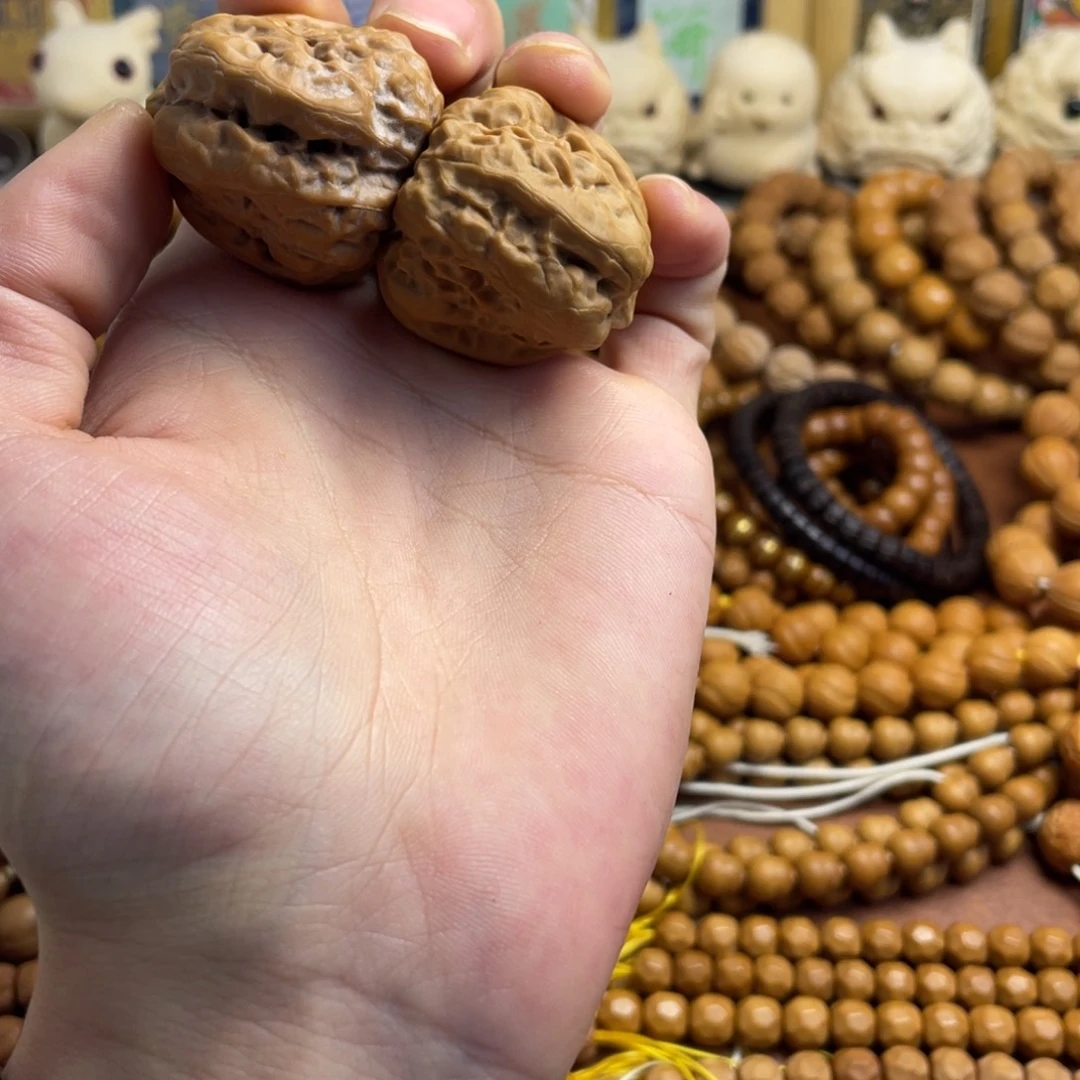 猴头核桃手串蛤蟆头随机