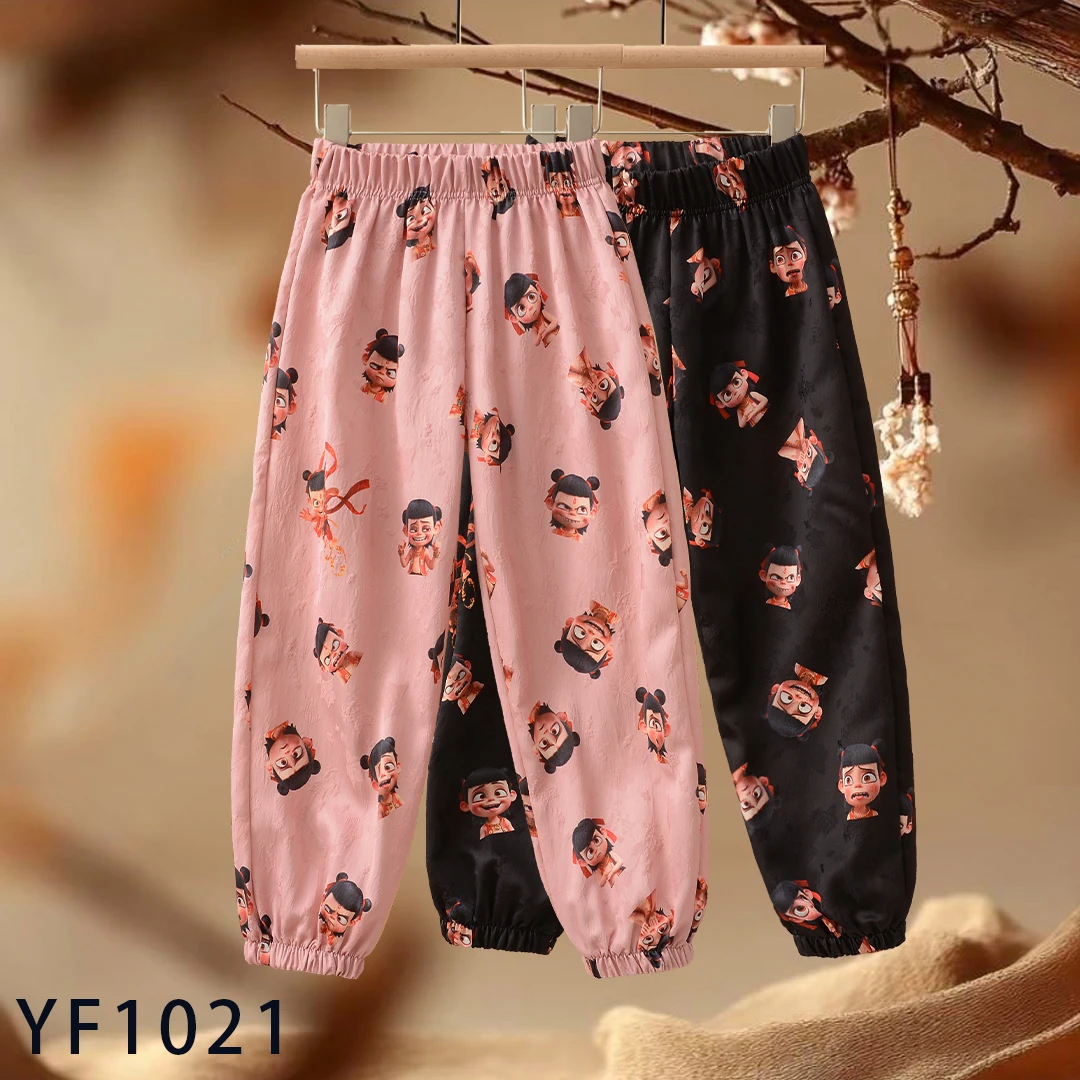 YF1021夏款上新2025新款中大童卡通儿童防蚊裤