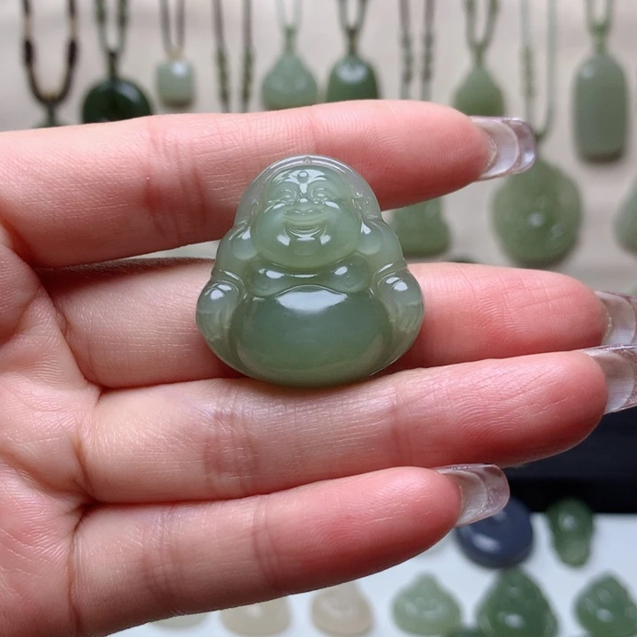 和田玉吊坠未镶嵌万***爱