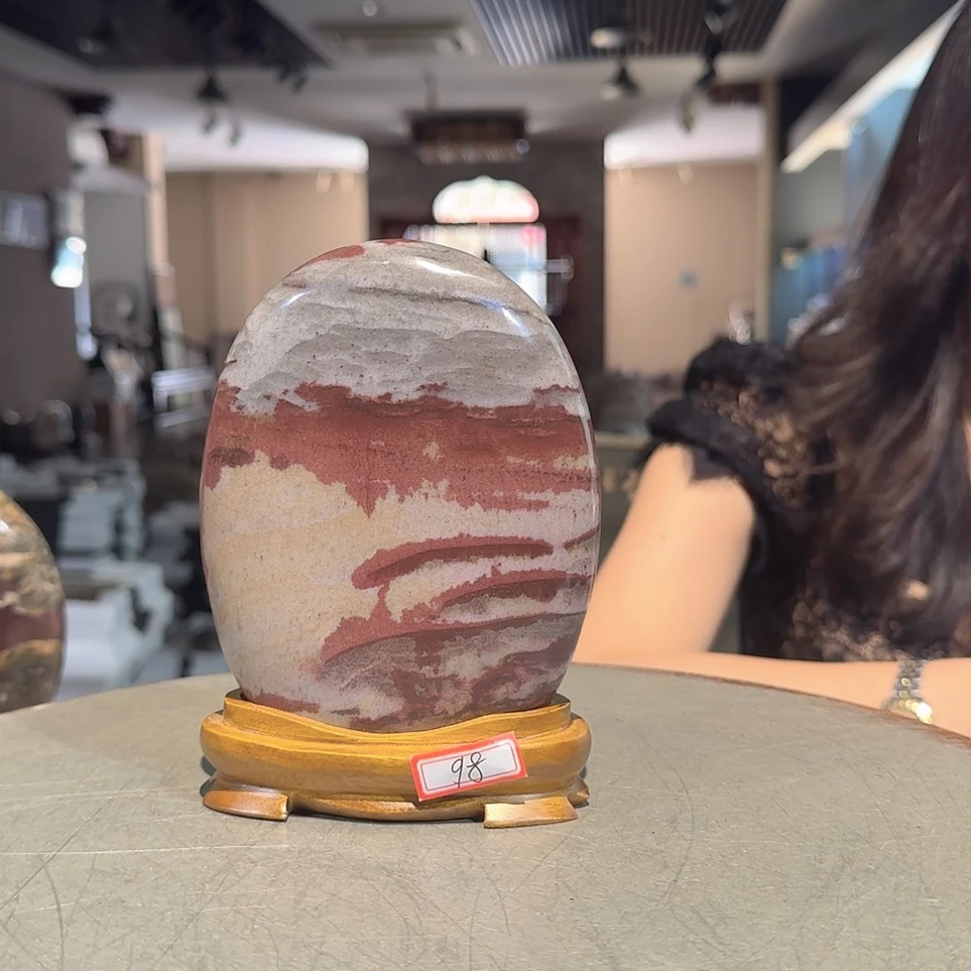 长江画面石小摆件
