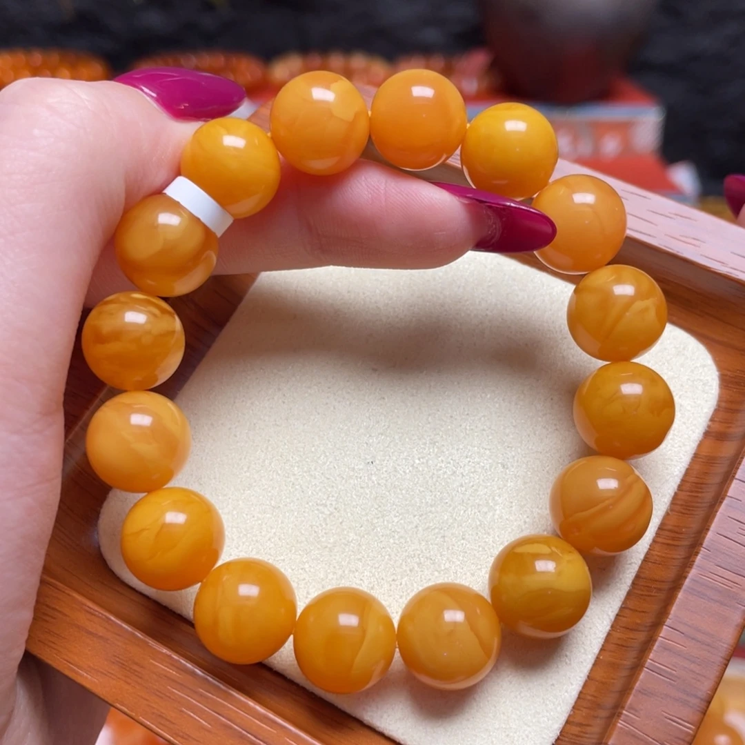 蜜蜡未镶嵌手链手串