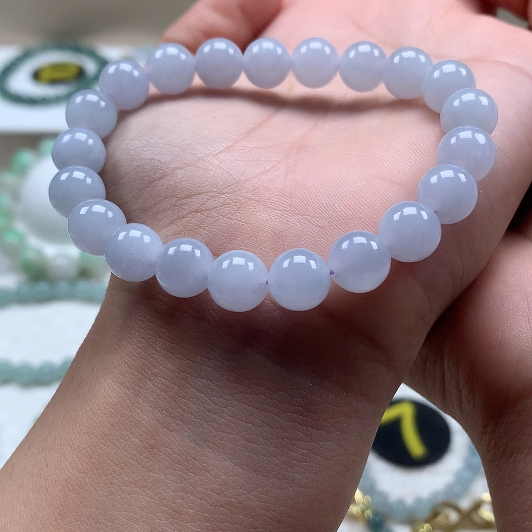 翡翠未镶嵌手串卡8.0