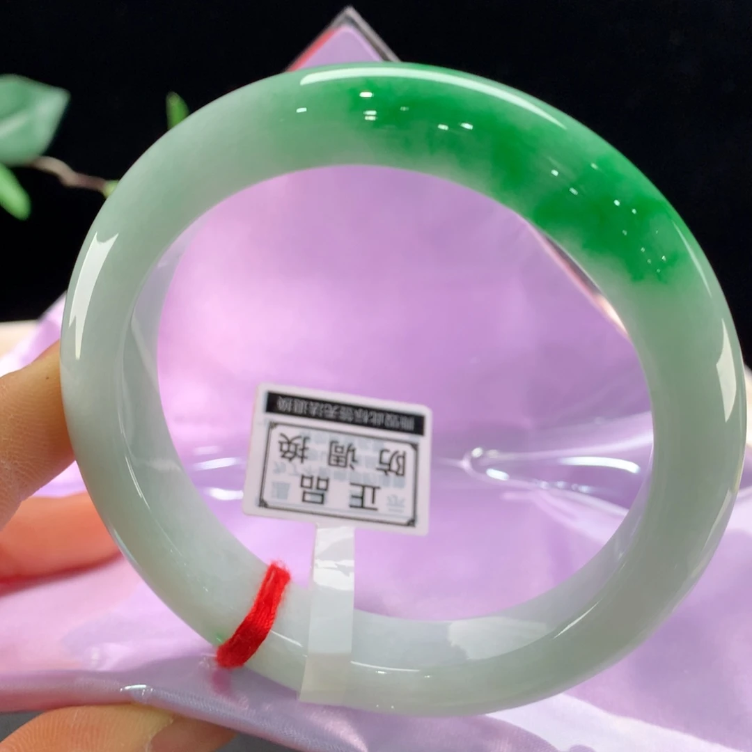 翡翠未镶嵌手镯0060