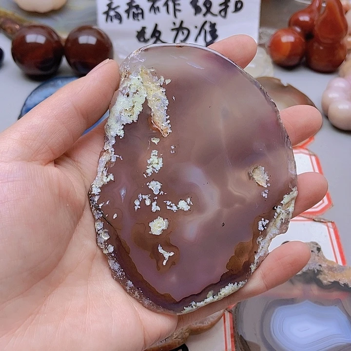 【闪购商品】未镶嵌玛瑙/玉髓珠宝半成品每**语