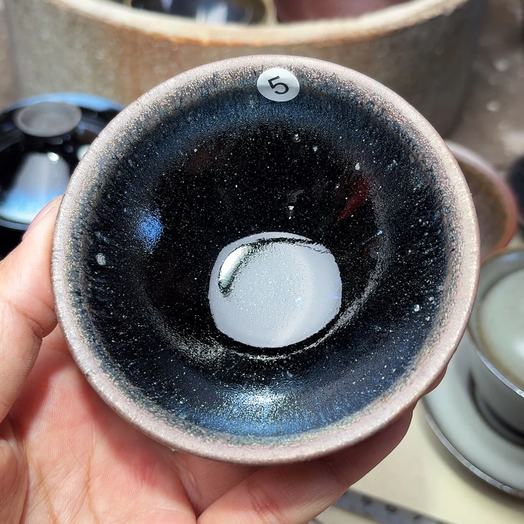 茶盏义兴龙窑建盏5落灰烧