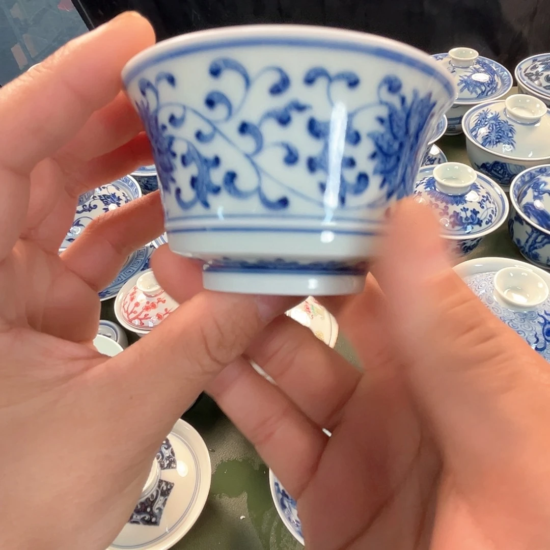 杯青花瓷器青花瓷器