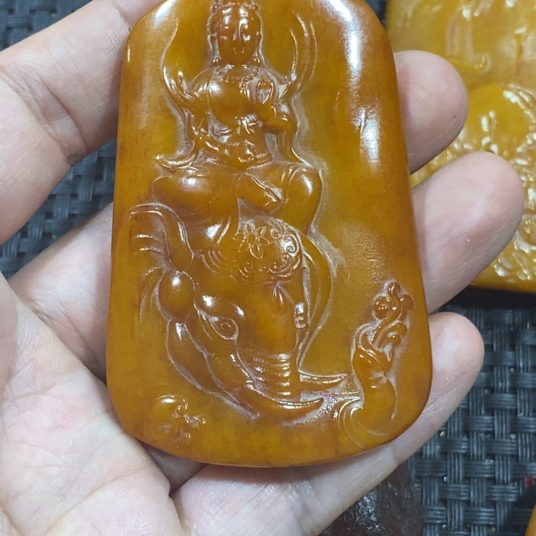 滴血莲花菩提吊坠