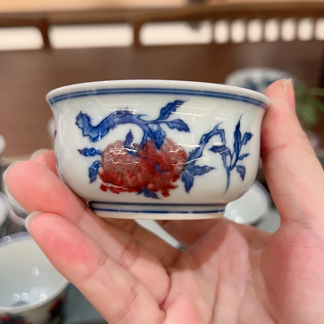 微瑕臻玉古坊原矿釉里红