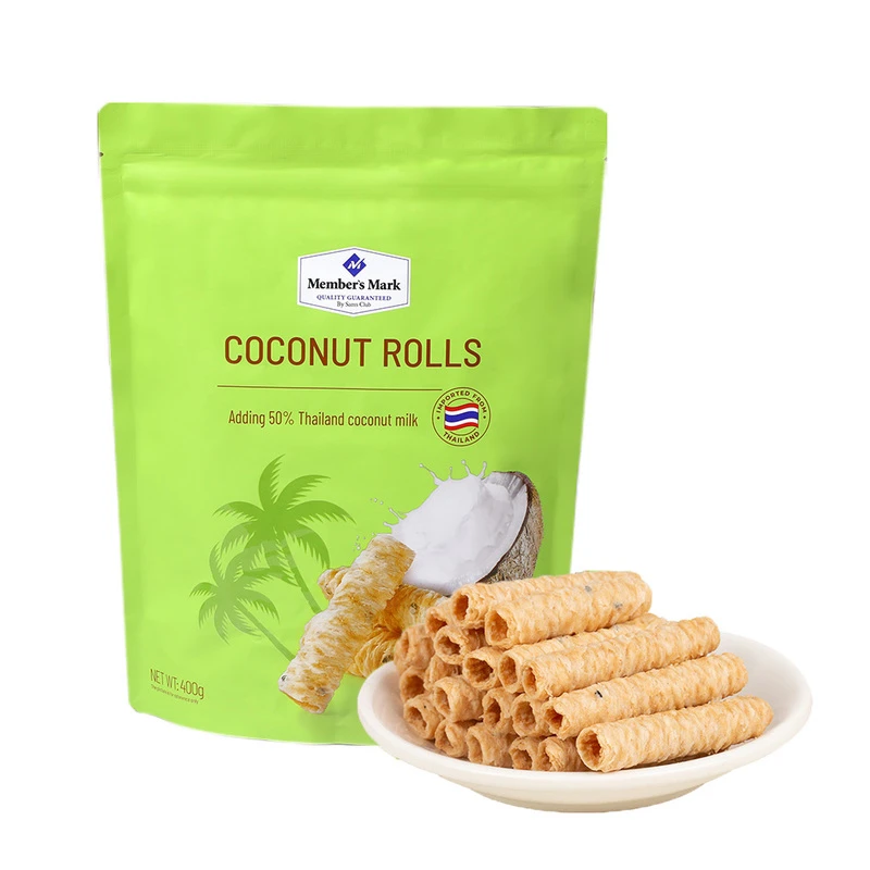 MM泰国进口椰香脆卷400g