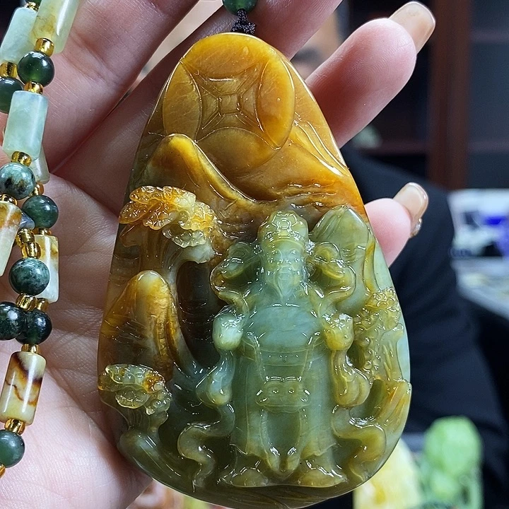 蛇纹石玉吊坠未镶嵌