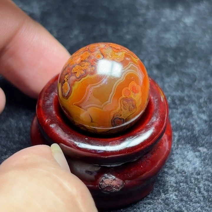 蓝***梦玛瑙/玉髓未镶嵌玛瑙