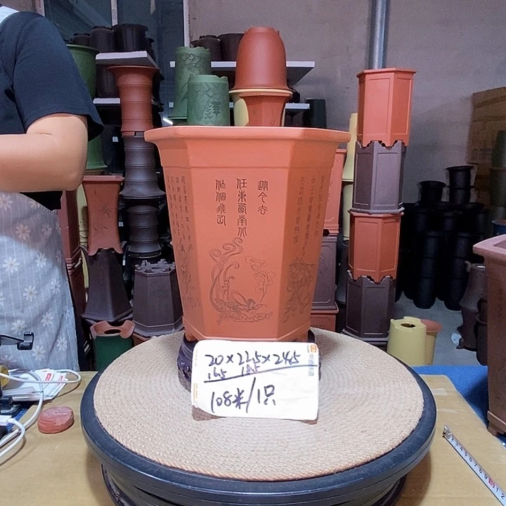 紫砂花盆紫砂花盆