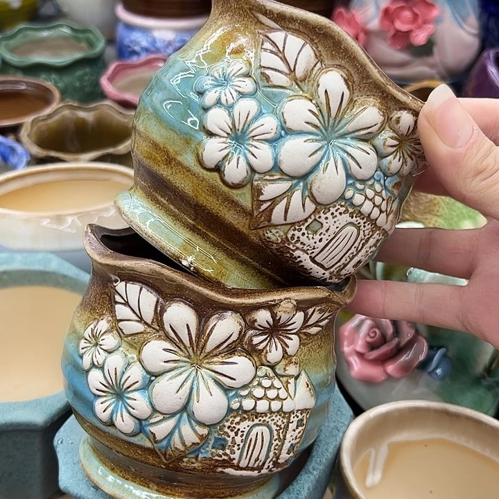 多肉绿植陶瓷花盆