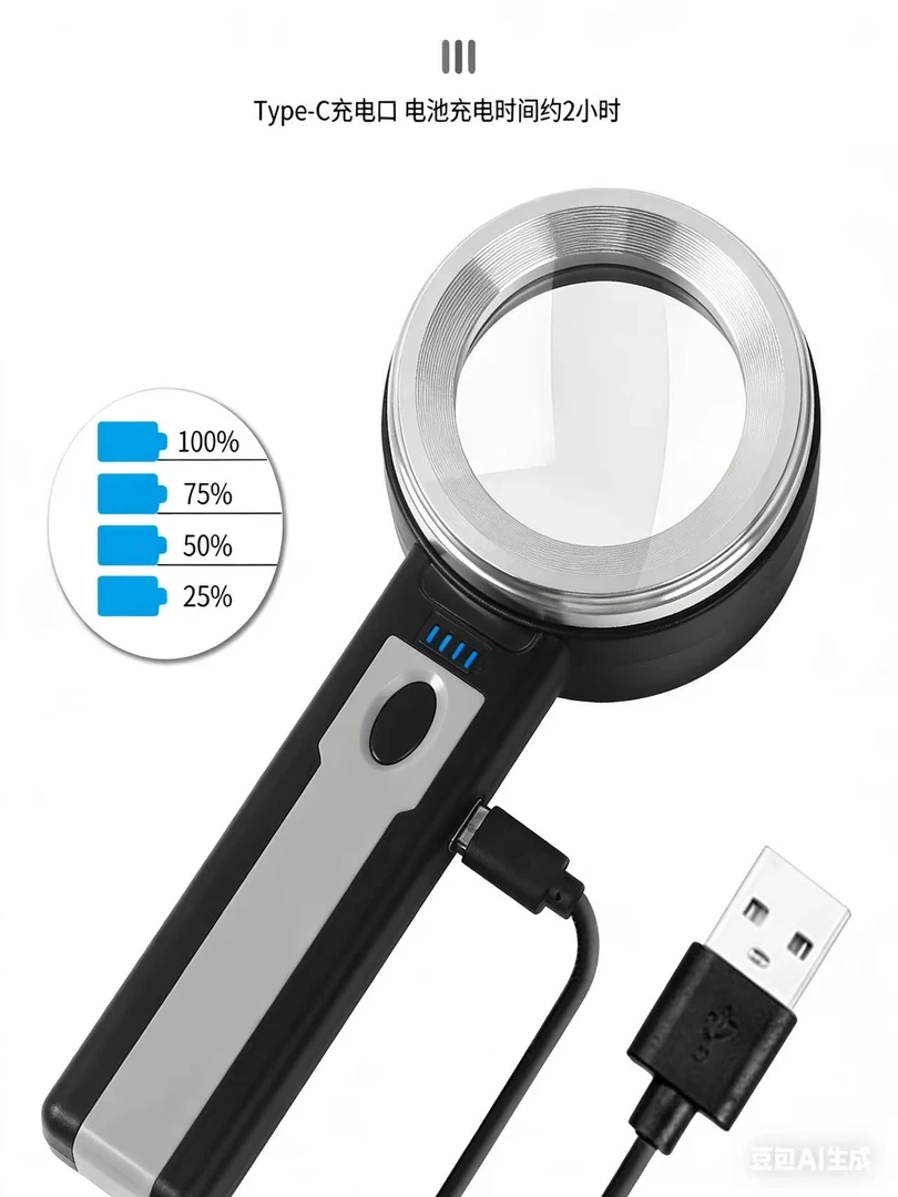 定制款银元铜钱古玩鉴定专业放大镜