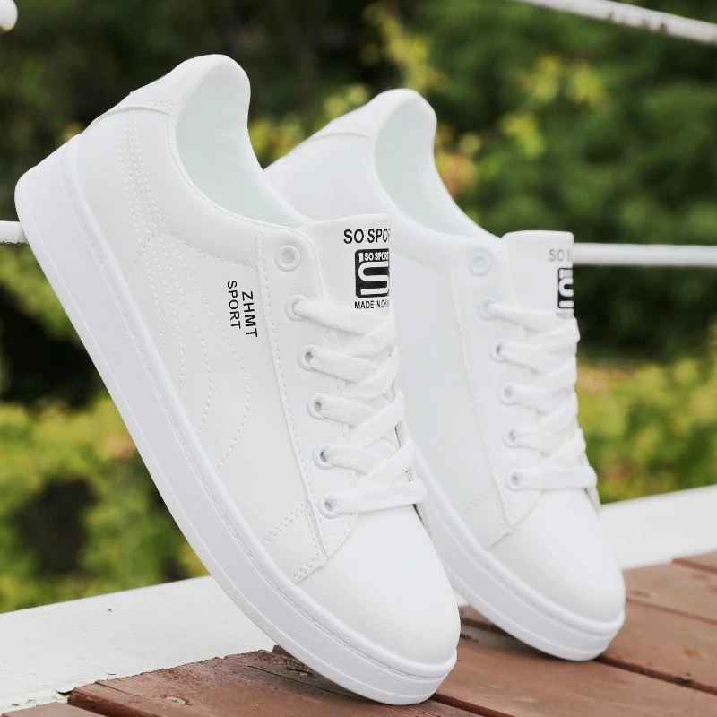 秋季男鞋子新款板鞋白色韩版潮流百搭运动鞋男士小白鞋男童学生鞋