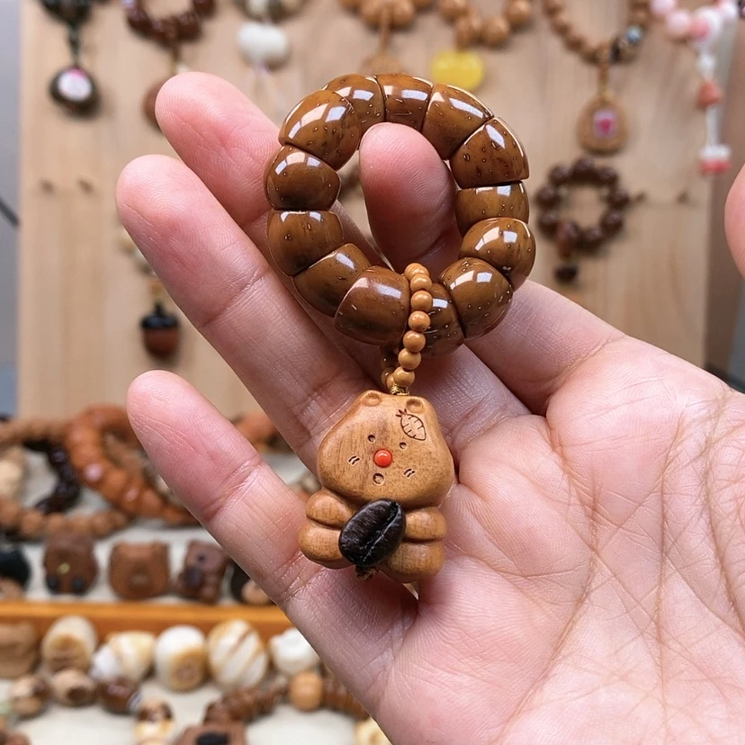 【闪购商品】吊坠紫金鼠L****?紫金鼠大肠小兔手捻