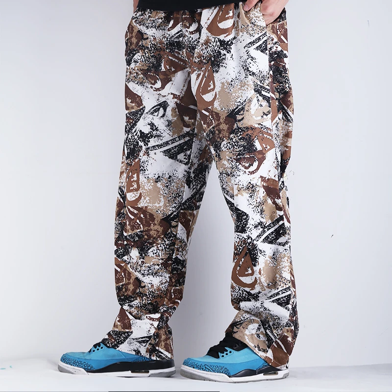 钓鱼裤男夏季户外迷彩休闲裤透气速干裤子防蚊虫宽松防晒垂钓用品