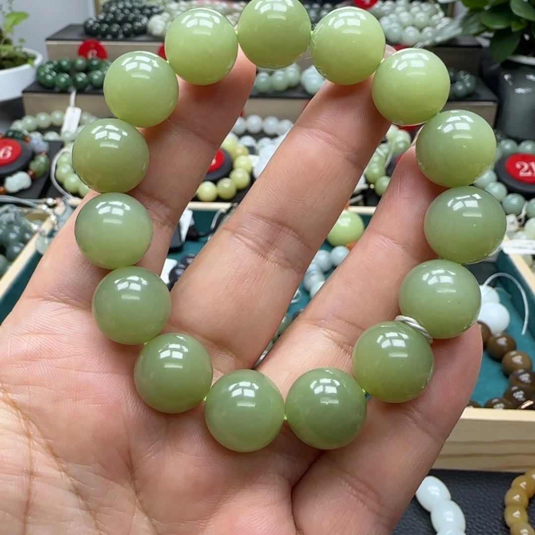 和田玉未镶嵌手链14