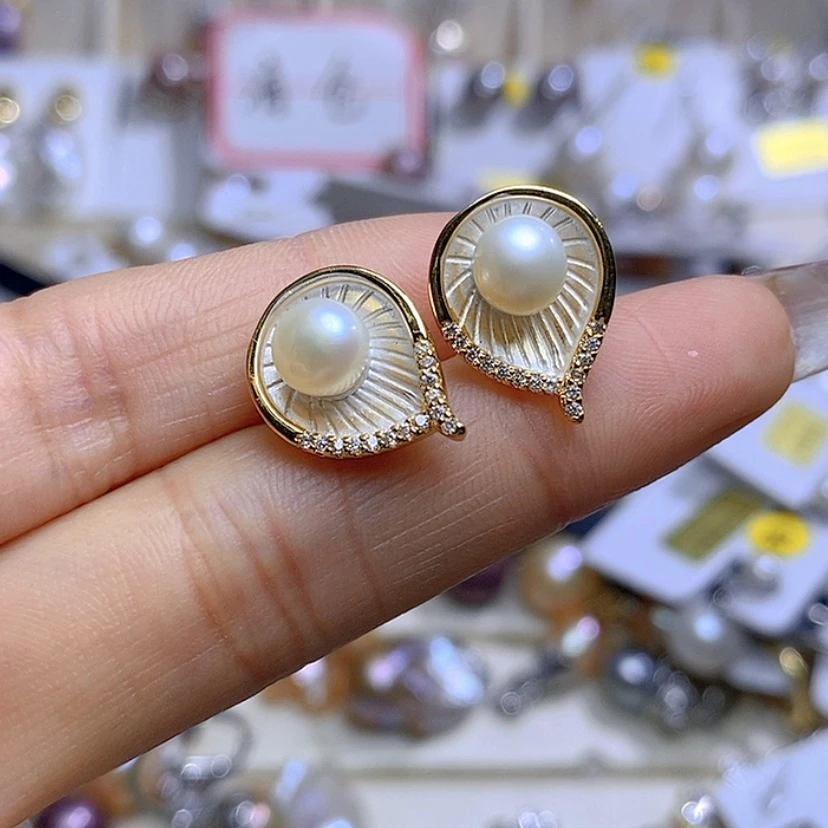 【闪购商品】银S925镶嵌淡水珍珠吊坠