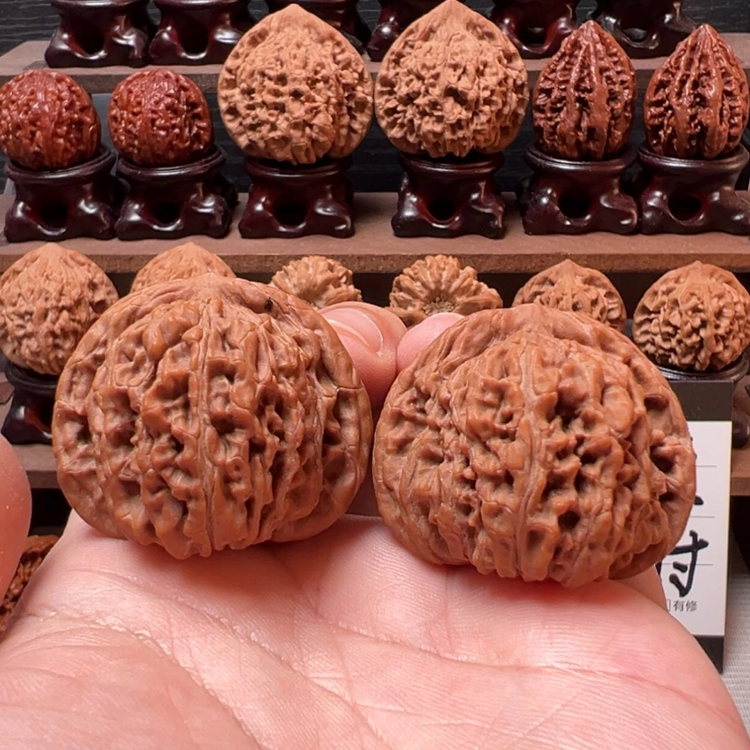 文玩核桃把件40四座楼