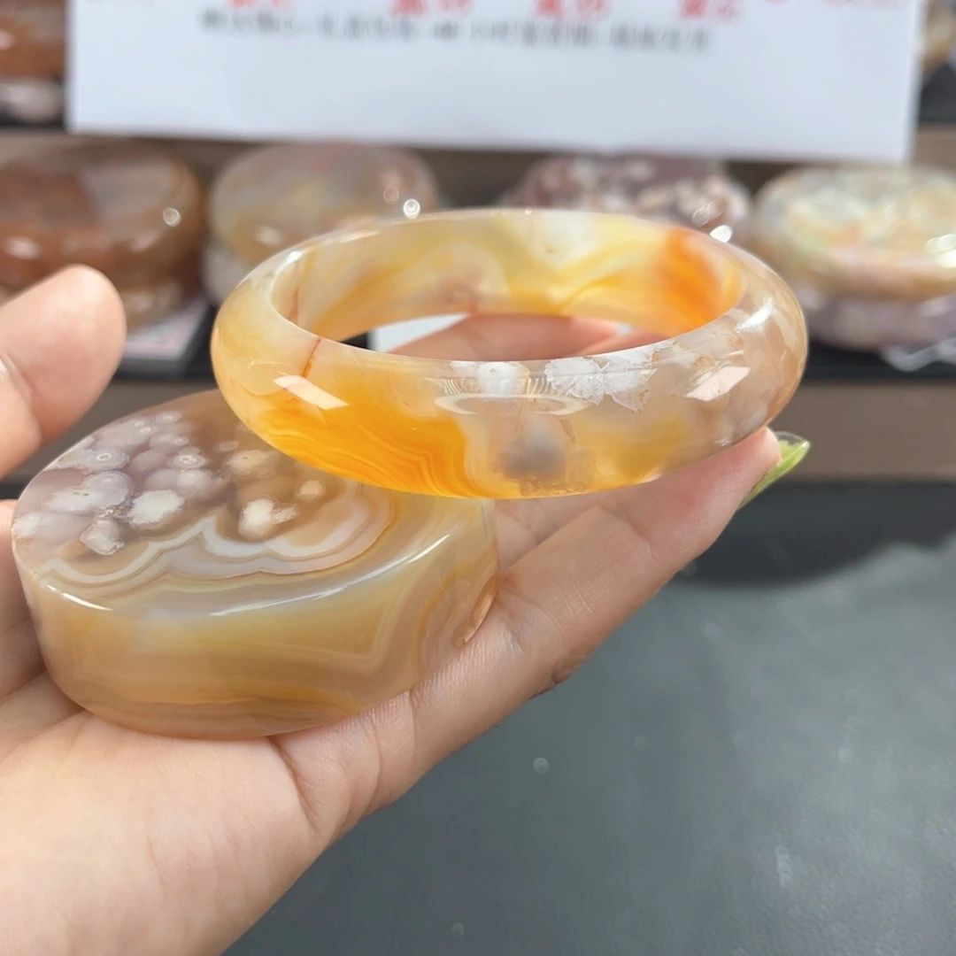 手镯玛瑙/玉髓未镶嵌58