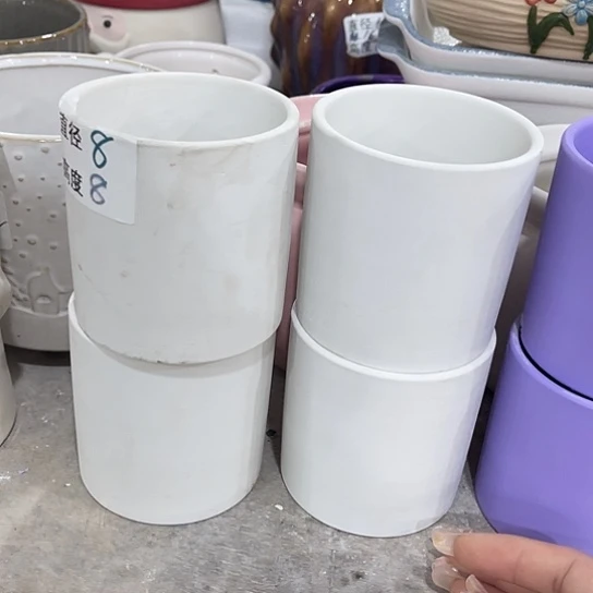 多肉绿植陶瓷花盆9.9包邮，有孔