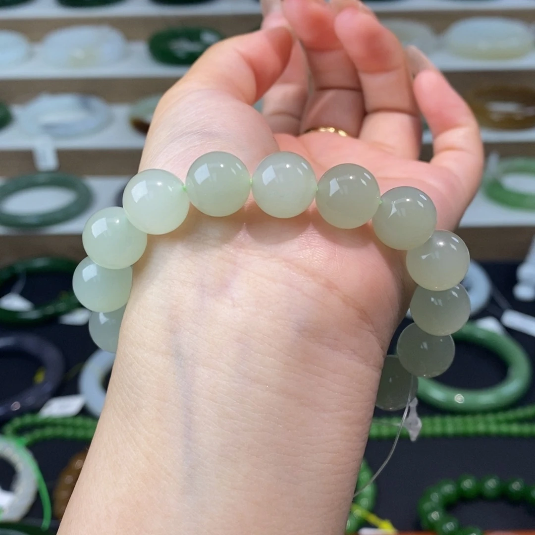 和田玉未镶嵌手链