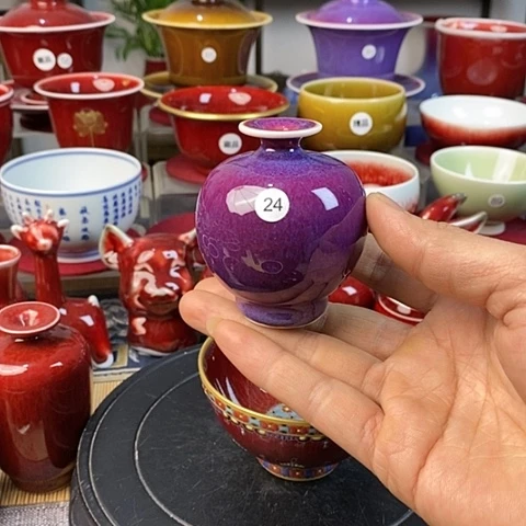 【闪购商品】密*景德镇名陶雅玩原矿郎红