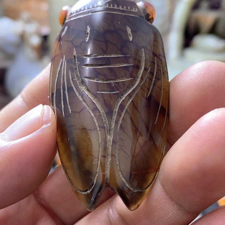 和田玉（糖玉）22K金镶嵌手链