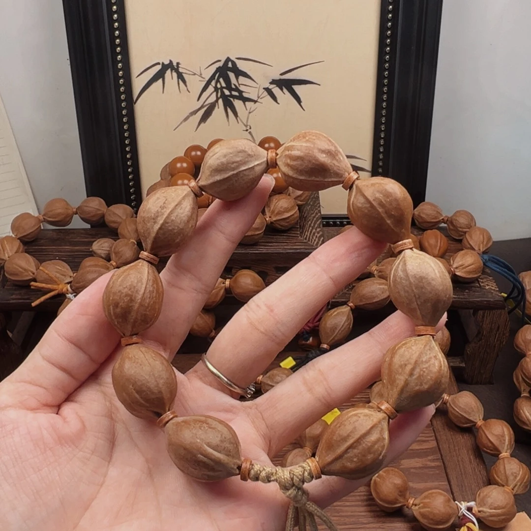手串橄榄核19,25梅林铁核
