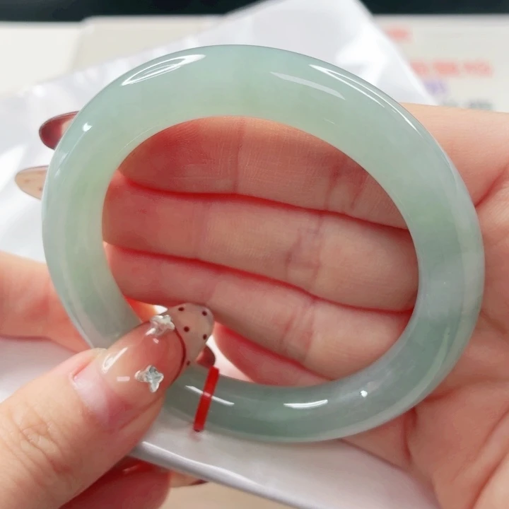 翡翠未镶嵌手镯53.7x564