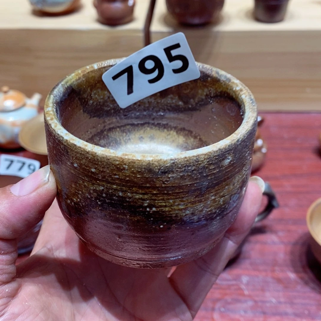 柴烧茶具陶瓷杯子