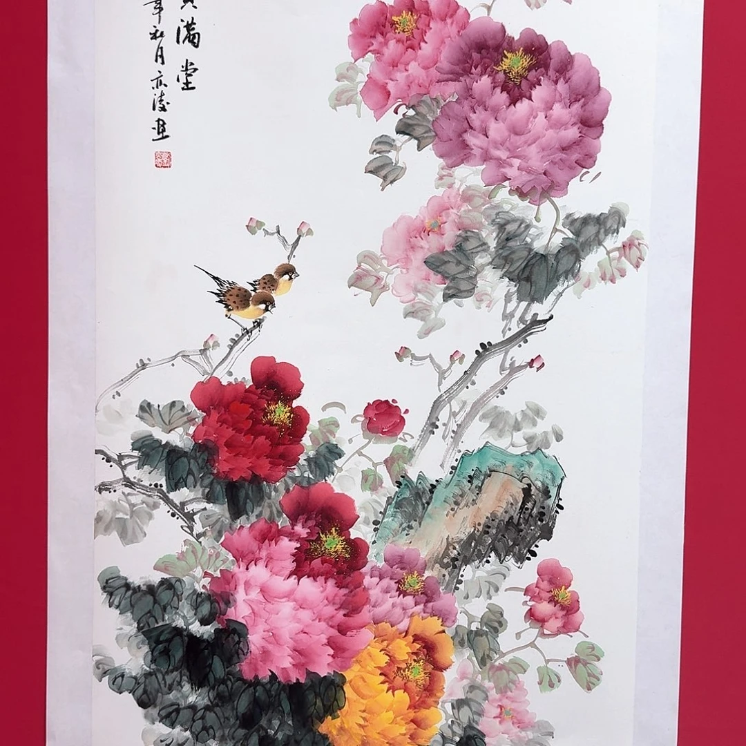 国画刘老师8平尺精品精品