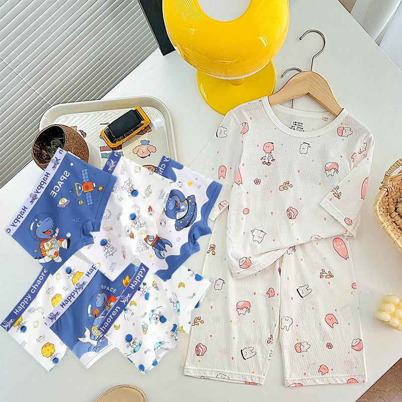 夏季断码内裤短袖套装背心福利