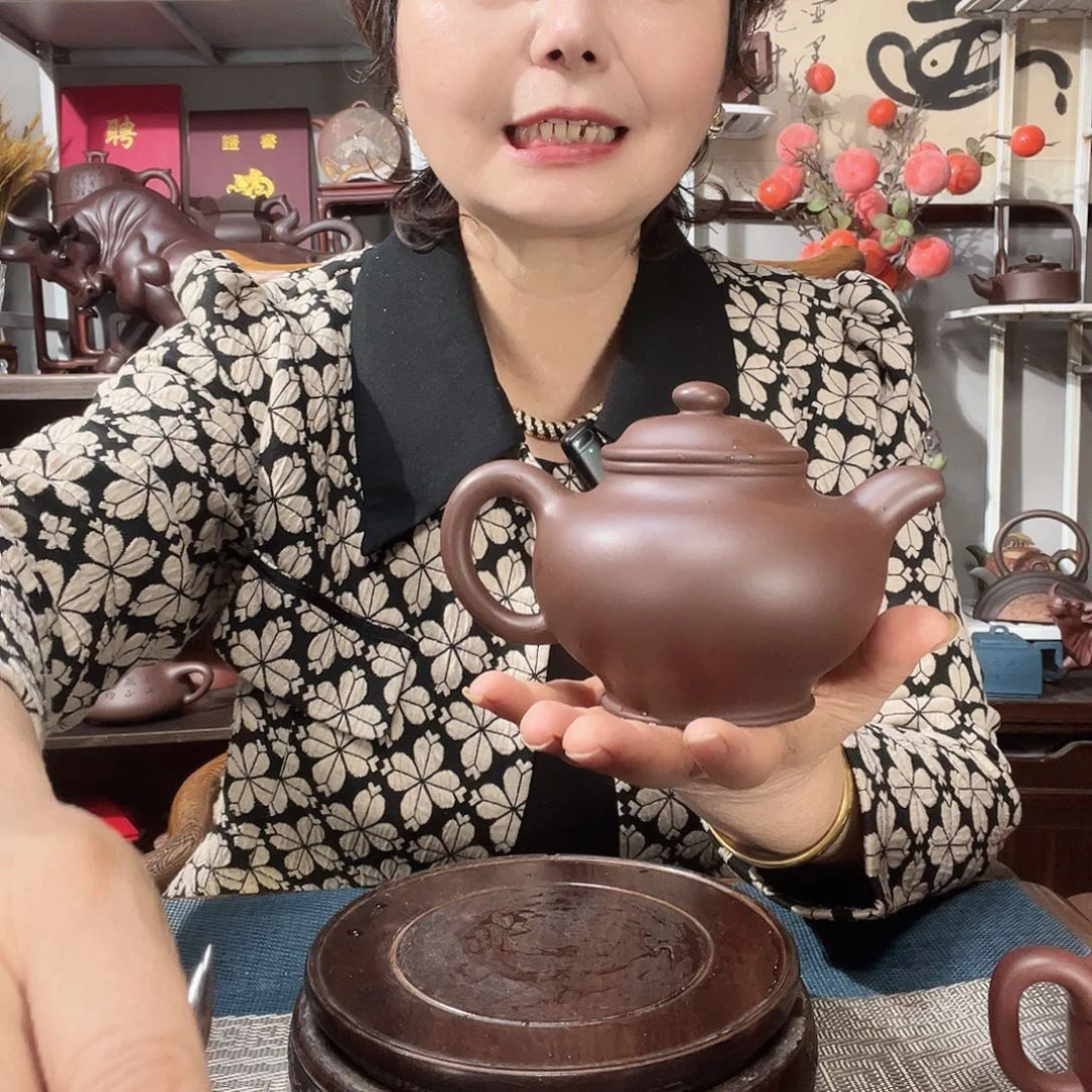 茶壶紫泥原矿紫砂壶